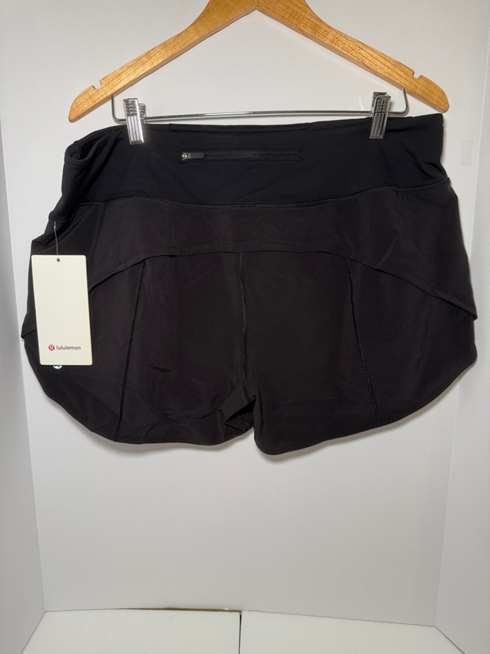 lululemon athletica Black Women's Athletic Running Shorts-NEW With Tags